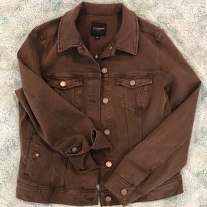 Liverpool Olive Green Denim Jacket